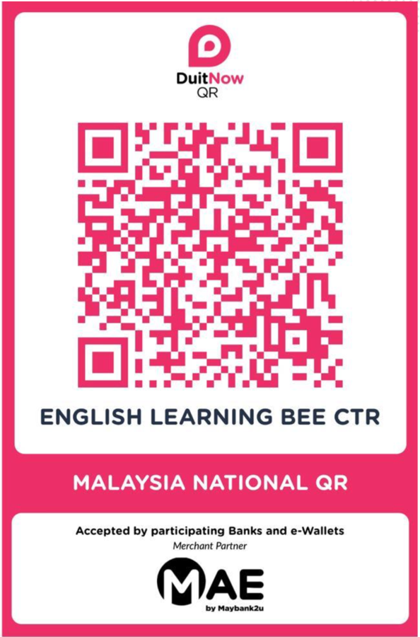 DuitNow QR for English Learning Bee